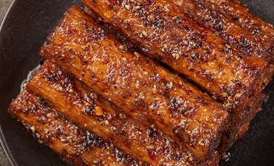 老式麻辣黑辣条手工黑辣棍