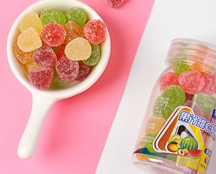 果汁维C软糖混合味45g瓶装QQ糖