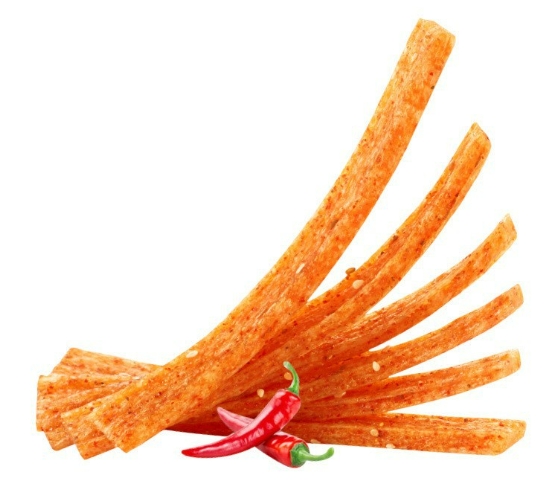 麻辣零食小吃面筋校园刀肉辣片炒面用