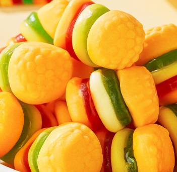 汉堡橡皮糖QQ糖果汁软糖休闲零食散装零食