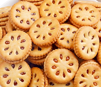 果酱夹心饼干零食儿童休闲批发网红小吃独立小包