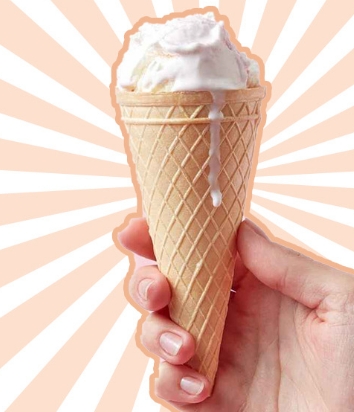 盾皇原味冰淇淋粉软冰激凌甜筒自制雪糕