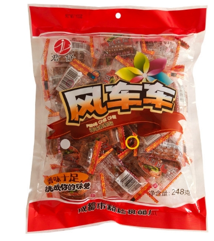 大刀肉辣条素食麻辣零食小时候辣块辣条食品