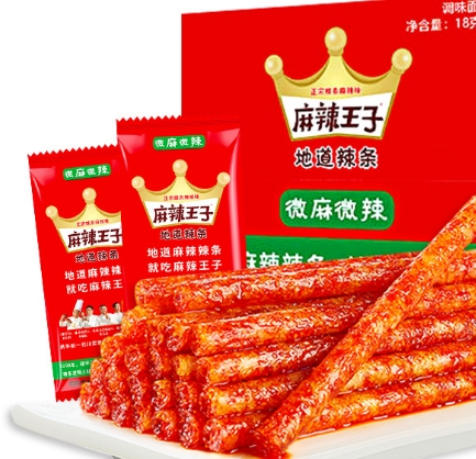 麻辣王子辣条面筋大礼包