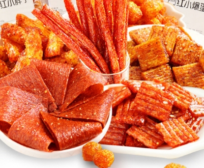 拾光悠味网红辣条125g网红零食时光悠味辣片